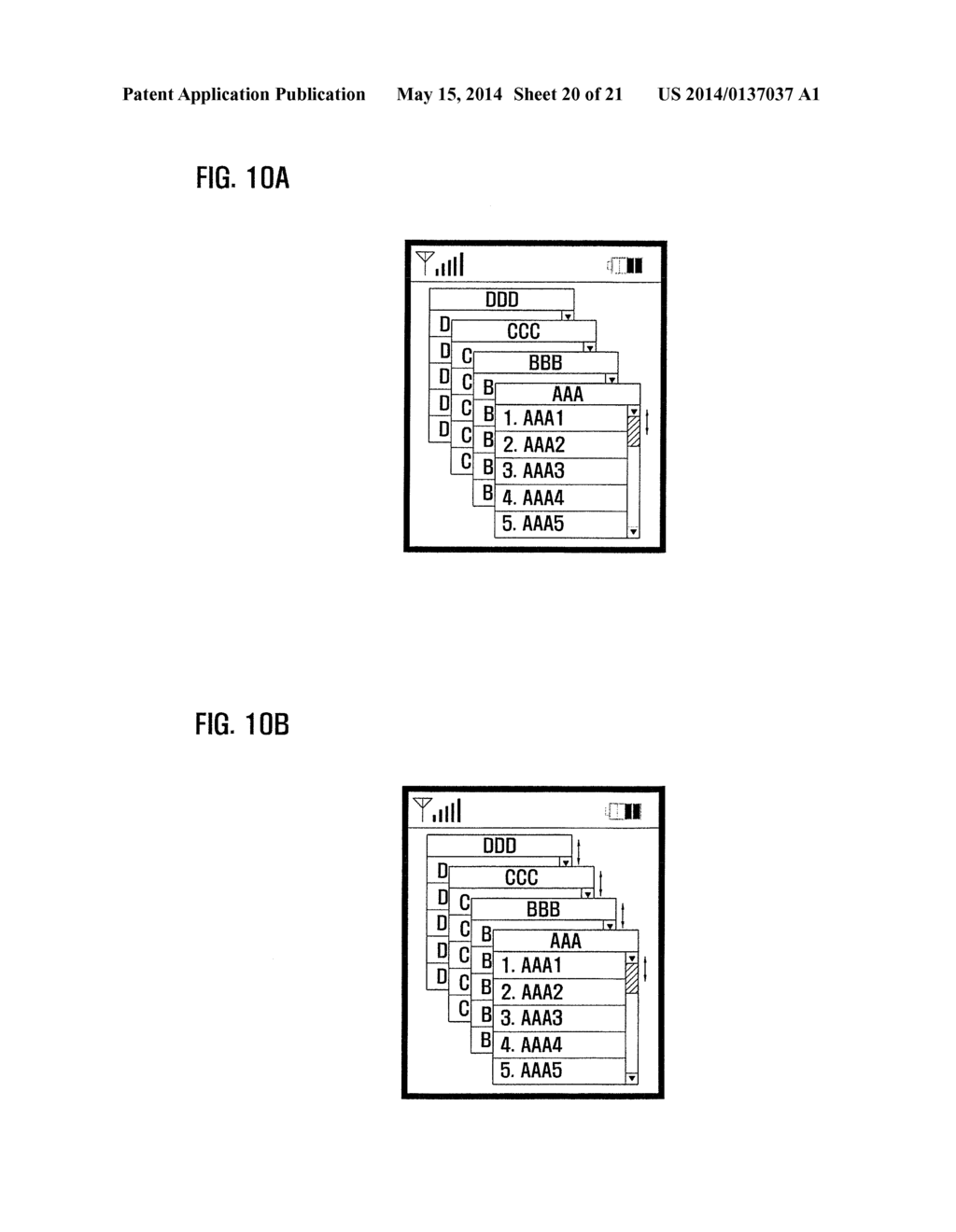 SCREEN DISPLAY METHOD FOR MOBILE TERMINAL - diagram, schematic, and image 21