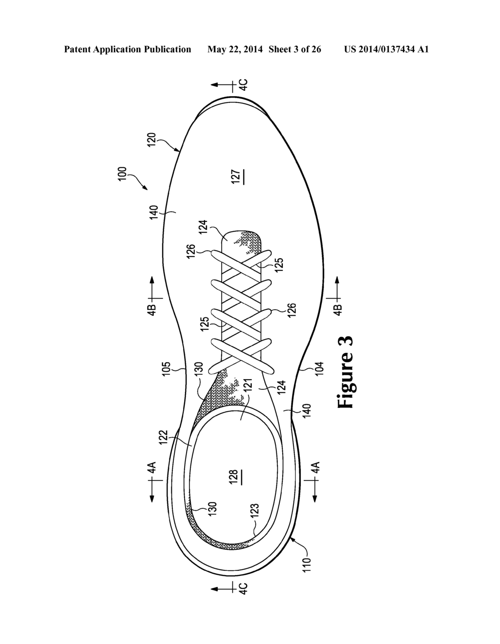 Footwear Upper Incorporating A Knitted Component With Sock And Tongue     Portions - diagram, schematic, and image 04