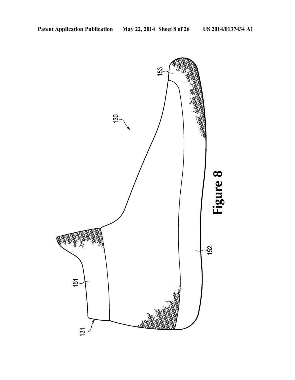 Footwear Upper Incorporating A Knitted Component With Sock And Tongue     Portions - diagram, schematic, and image 09