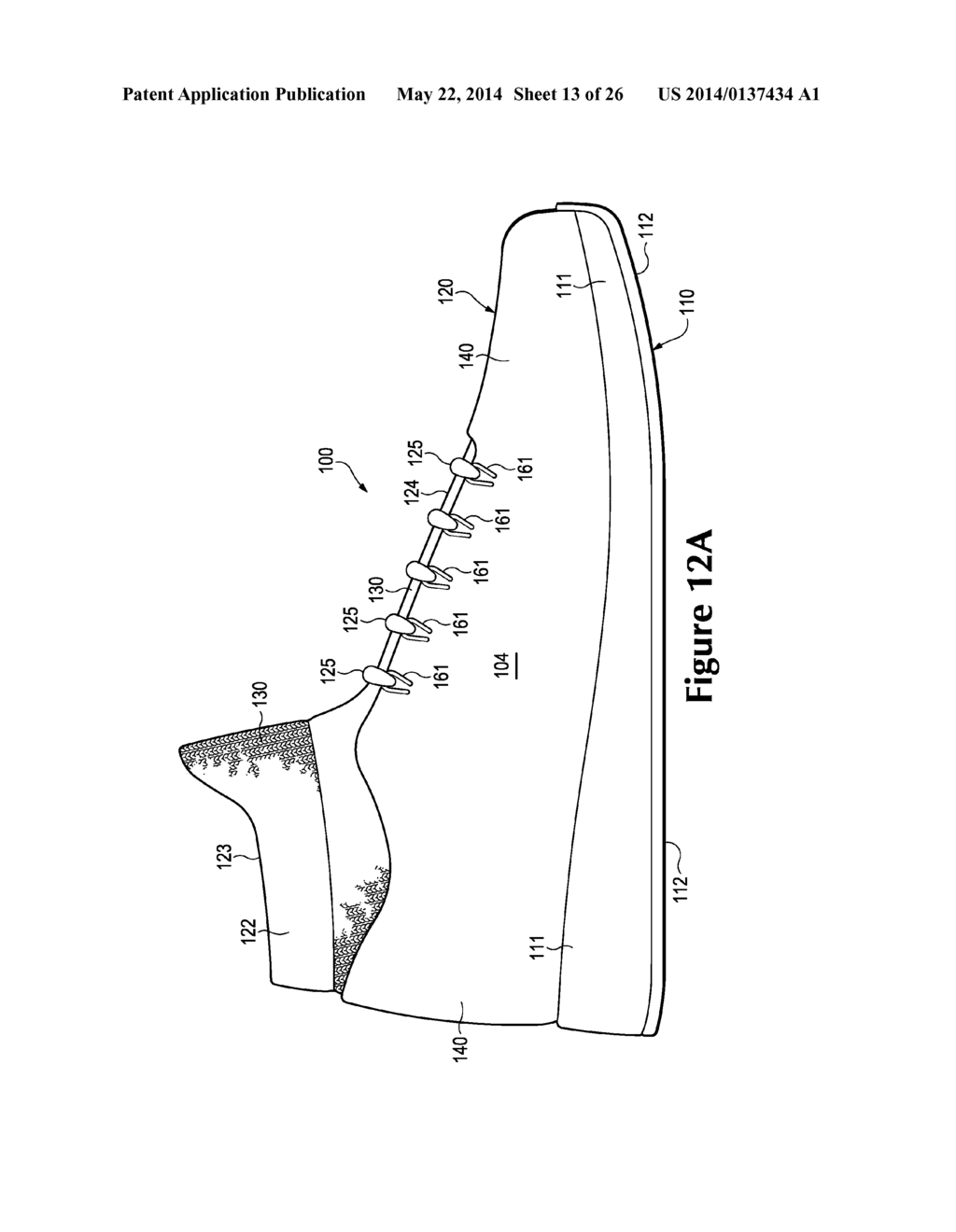 Footwear Upper Incorporating A Knitted Component With Sock And Tongue     Portions - diagram, schematic, and image 14