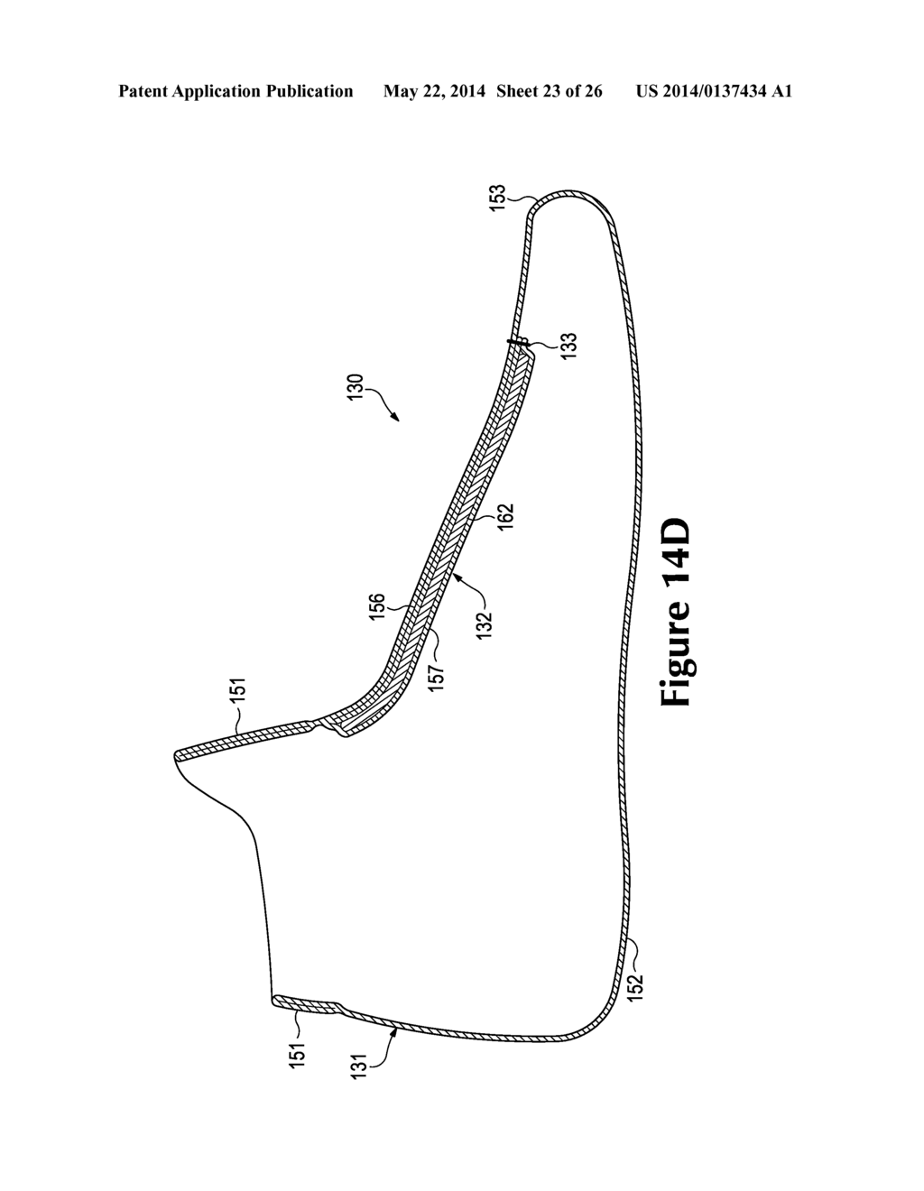 Footwear Upper Incorporating A Knitted Component With Sock And Tongue     Portions - diagram, schematic, and image 24