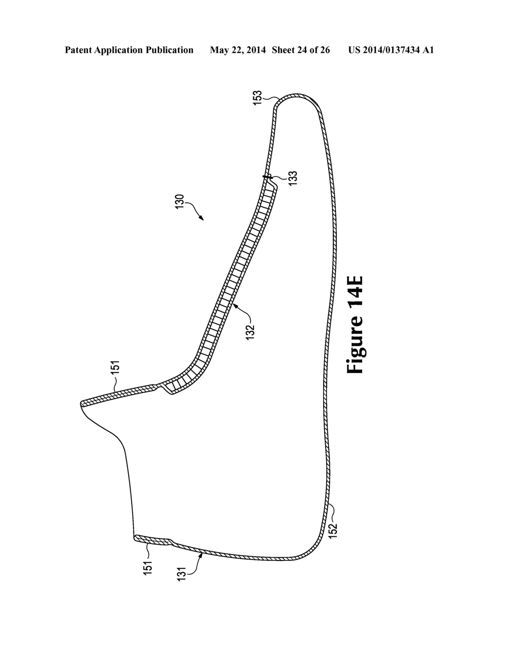 Footwear Upper Incorporating A Knitted Component With Sock And Tongue     Portions - diagram, schematic, and image 25