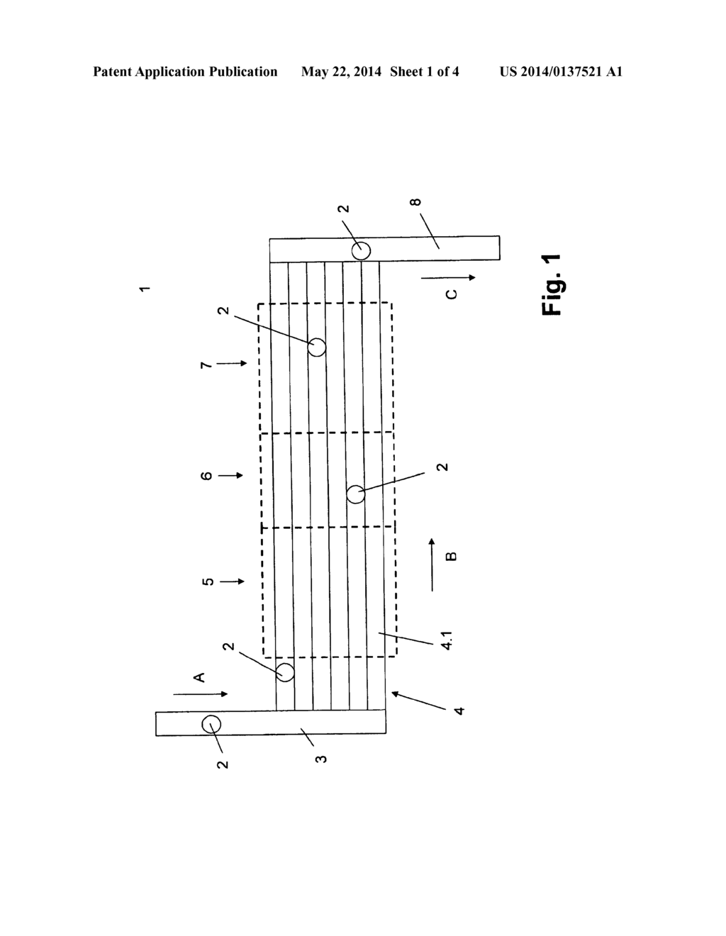 METHOD AND LINEAR INSTALLATION FOR FILLING CONTAINERS WITH A FILLING     MATERIAL - diagram, schematic, and image 02