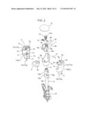 SHIFT KNOB INSTALLATION STRUCTURE diagram and image