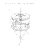 PIVOTALLY CLOSING BEVERAGE INGREDIENT HOLDER WITH PIERCER diagram and image