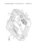 DISH RACK WITH DISPENSER UNIT diagram and image