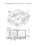 DISH RACK WITH DISPENSER UNIT diagram and image