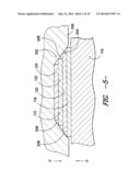 METHOD AND TIRE FOR IMPROVED UNIFORMITY AND ENDURANCE OF AGGRESSIVE TREAD     DESIGNS diagram and image