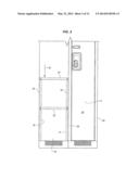 LOCKER SHELF ASSEMBLY KIT WITH EXTENSION SHELVES, LOCKER SHELF ASSEMBLY     AND METHOD OF ASSEMBLING THE SHELF ASSEMBLY IN A LOCKER diagram and image