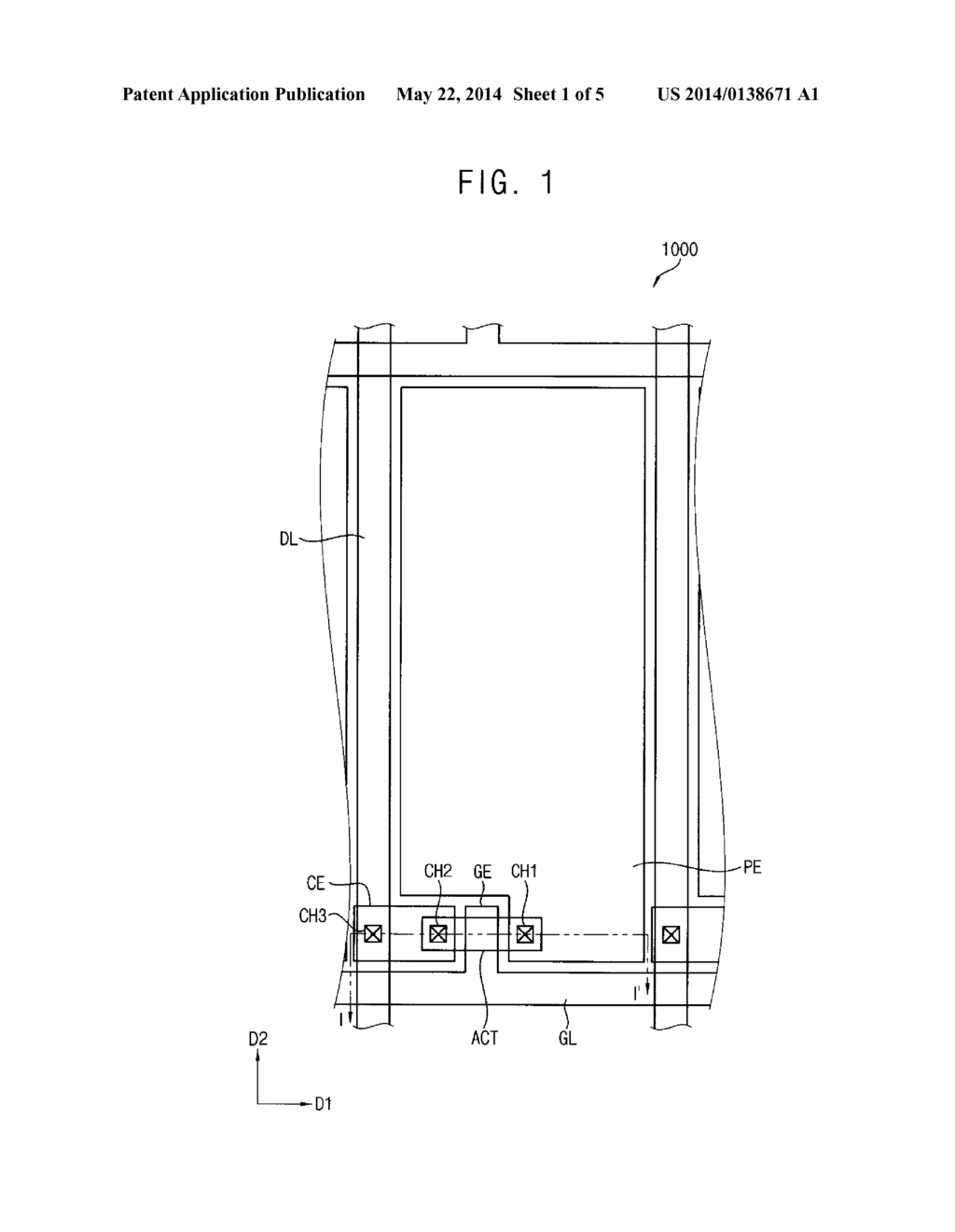 DISPLAY SUBSTRATE AND METHOD OF MANUFACTURING THE SAME - diagram, schematic, and image 02