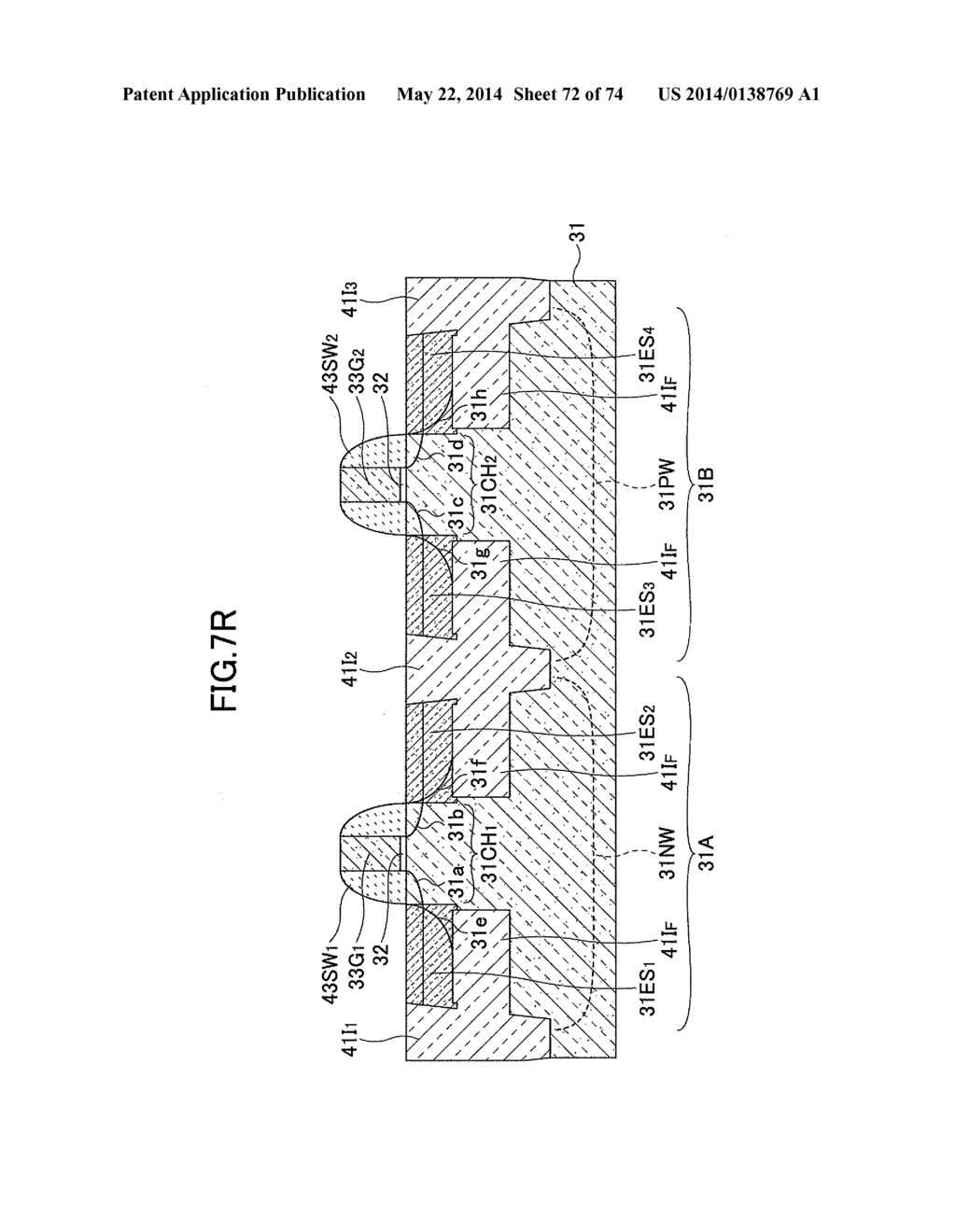 SEMICONDUCTOR DEVICE AND FABRICATION METHOD - diagram, schematic, and image 73