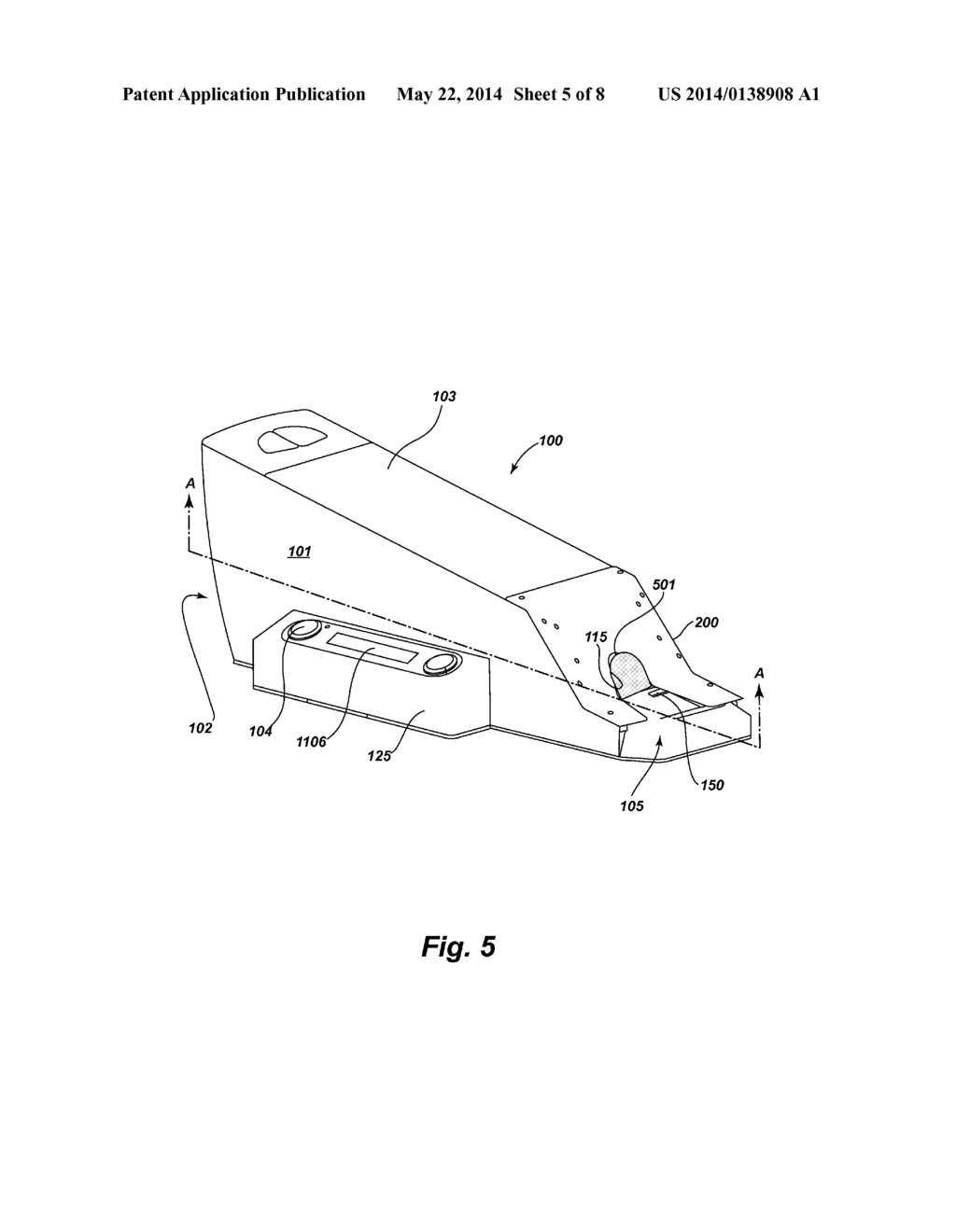 Ergonomic Card Delivery Shoe - diagram, schematic, and image 06