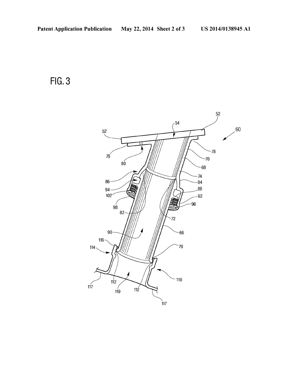 TUBE HAVING AN INTEGRAL, SPRING-LOADED, SPHERICAL JOINT - diagram, schematic, and image 03