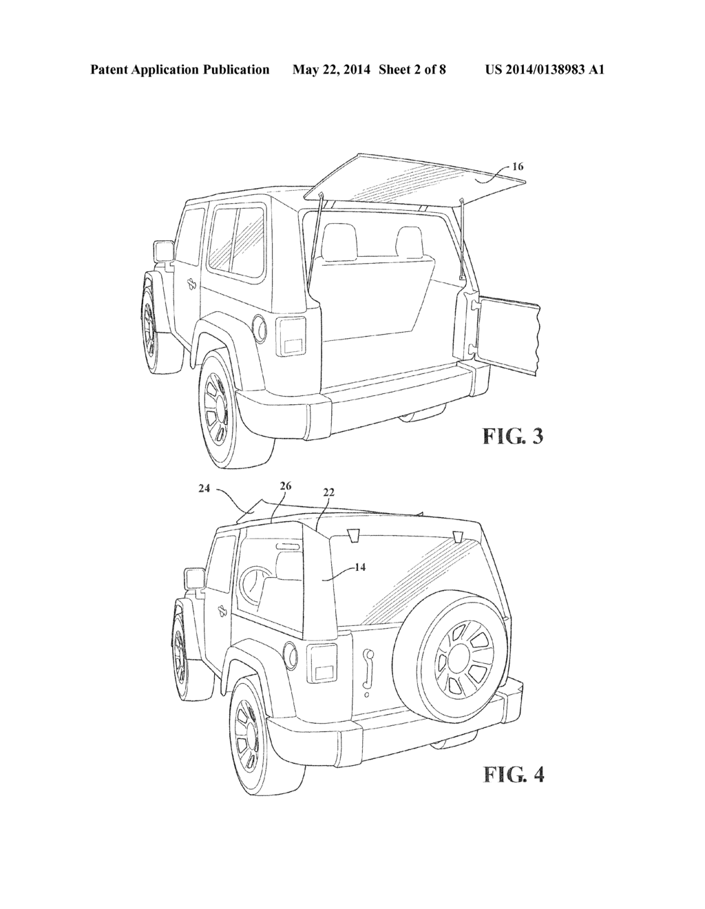 COMPOSITE SOFT TOP ASSEMBLY FOR SUV, BOTH 2 AND 4 DOOR - diagram, schematic, and image 03