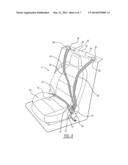 REVERSIBLE 3-POINT TO 4-POINT SEAT BELT SYSTEM diagram and image