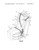 REVERSIBLE 3-POINT TO 4-POINT SEAT BELT SYSTEM diagram and image