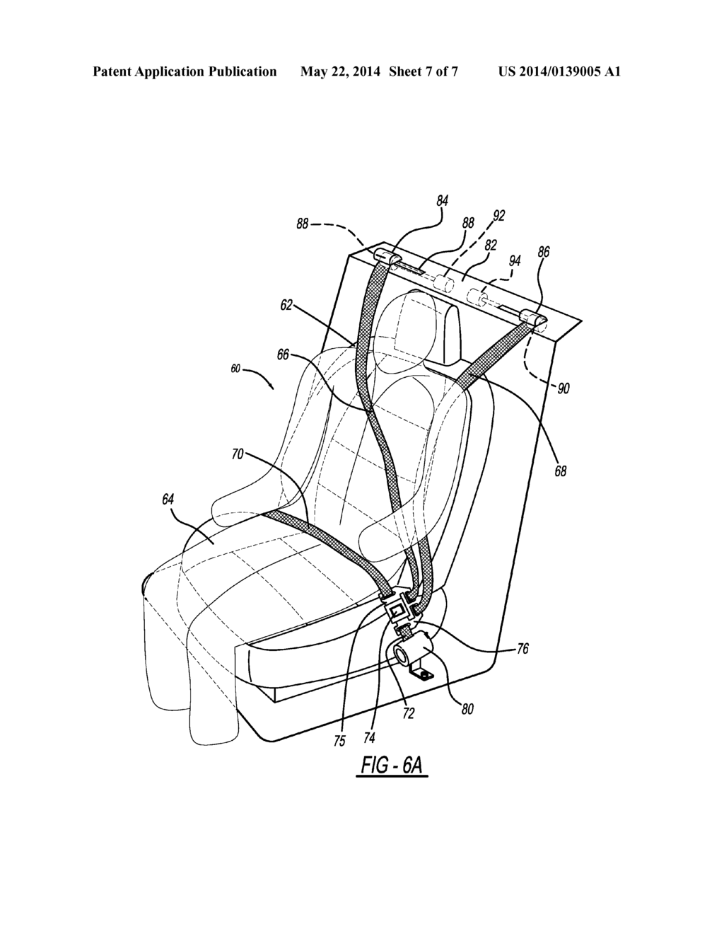 REVERSIBLE 3-POINT TO 4-POINT SEAT BELT SYSTEM - diagram, schematic, and image 08