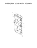 REFRIGERATOR INCLUDING MULTIPLE STORAGE COMPARTMENTS diagram and image