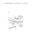 REFRIGERATOR INCLUDING MULTIPLE STORAGE COMPARTMENTS diagram and image