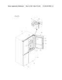 REFRIGERATOR INCLUDING MULTIPLE STORAGE COMPARTMENTS diagram and image