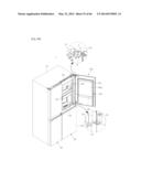 REFRIGERATOR INCLUDING MULTIPLE STORAGE COMPARTMENTS diagram and image