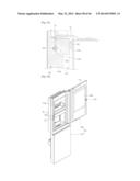 REFRIGERATOR INCLUDING MULTIPLE STORAGE COMPARTMENTS diagram and image