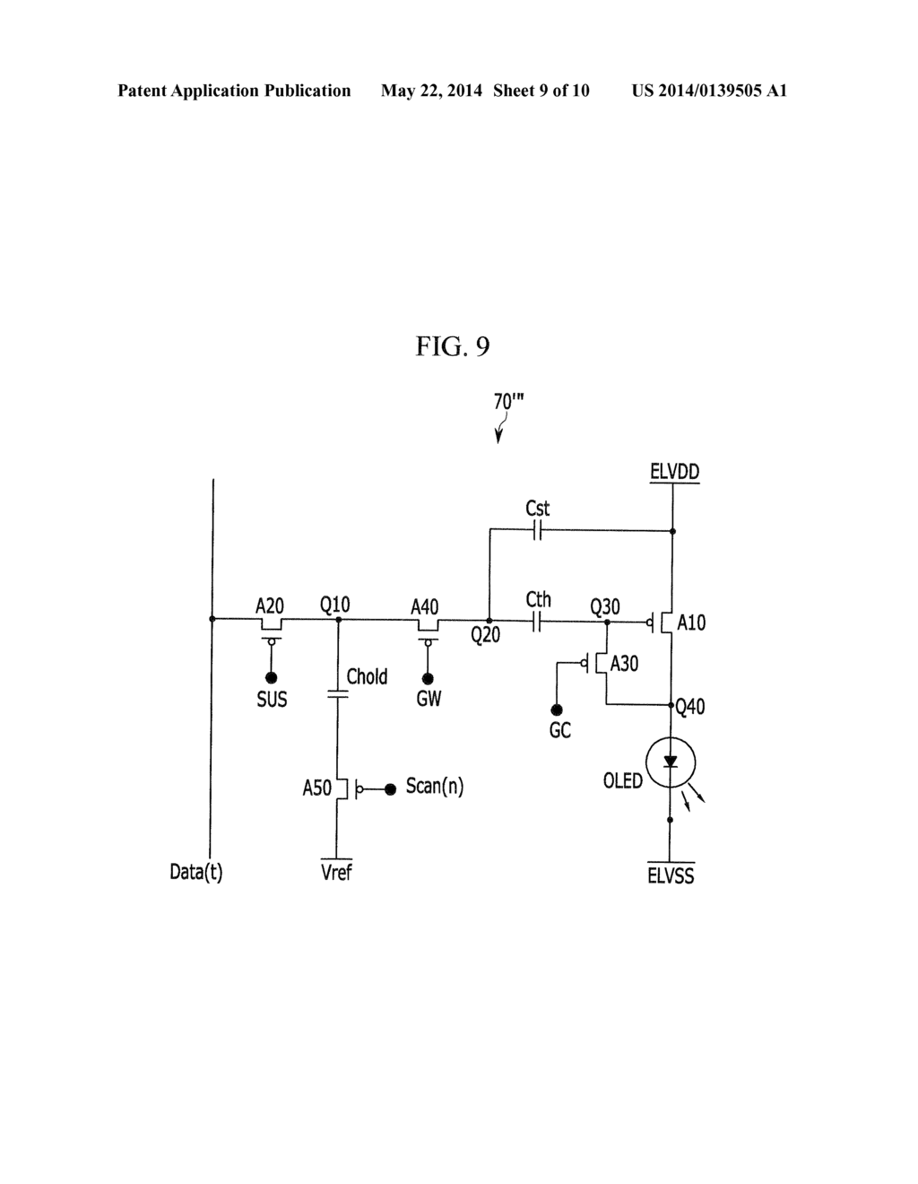 DISPLAY DEVICE AND DRIVING METHOD OF THE SAME - diagram, schematic, and image 10