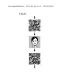 TWO-DIMENSIONAL CODE DISPLAY SYSTEM, TWO-DIMENSIONAL CODE DISPLAY METHOD,     AND PROGRAM diagram and image