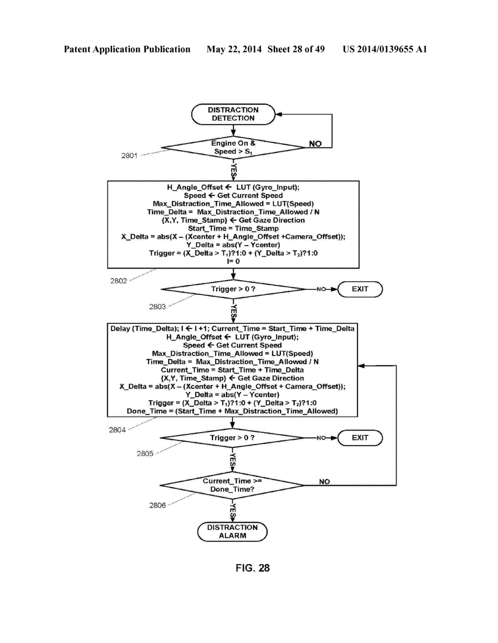 DRIVER DISTRACTION AND DROWSINESS WARNING AND SLEEPINESS REDUCTION FOR     ACCIDENT AVOIDANCE - diagram, schematic, and image 29