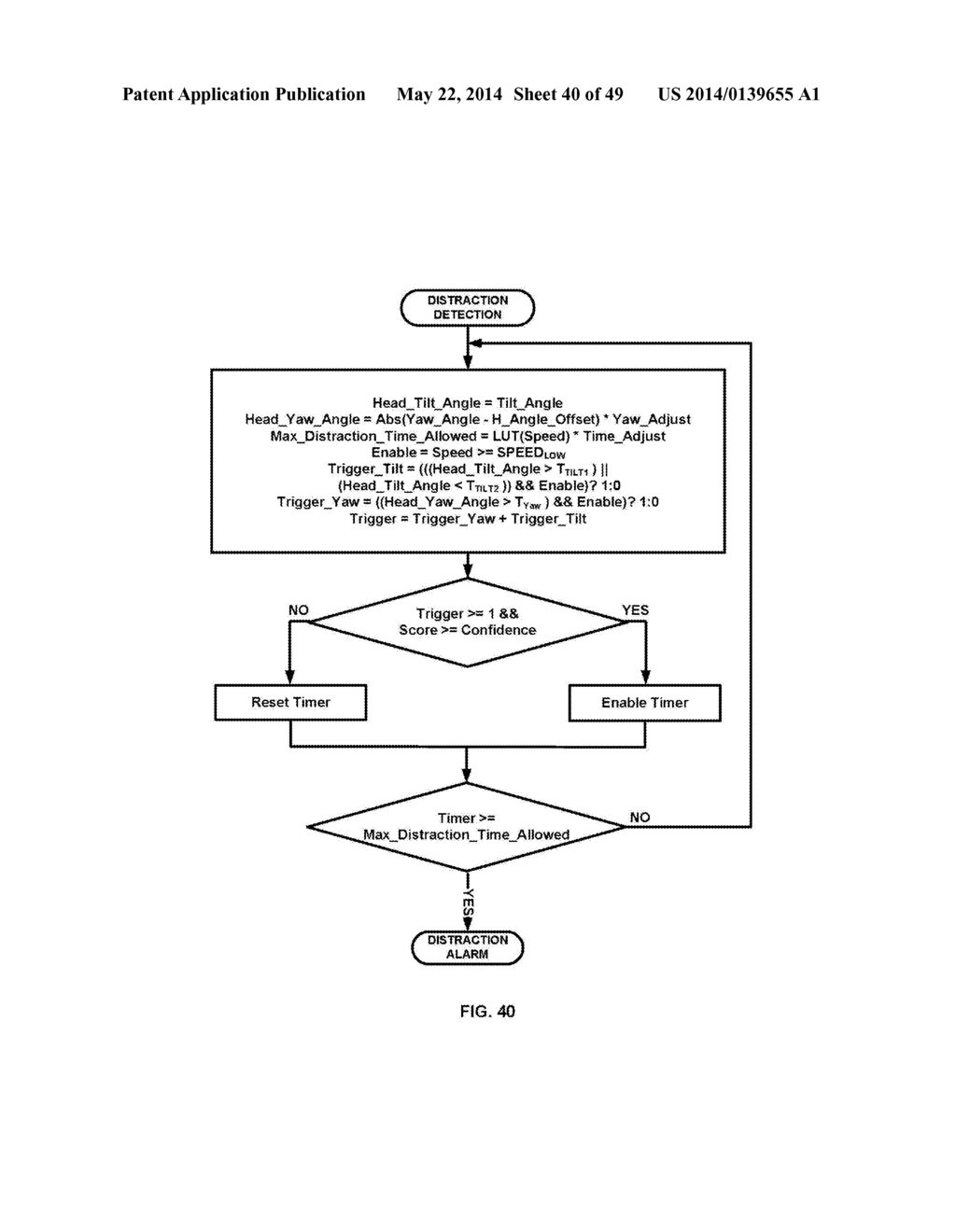 DRIVER DISTRACTION AND DROWSINESS WARNING AND SLEEPINESS REDUCTION FOR     ACCIDENT AVOIDANCE - diagram, schematic, and image 41