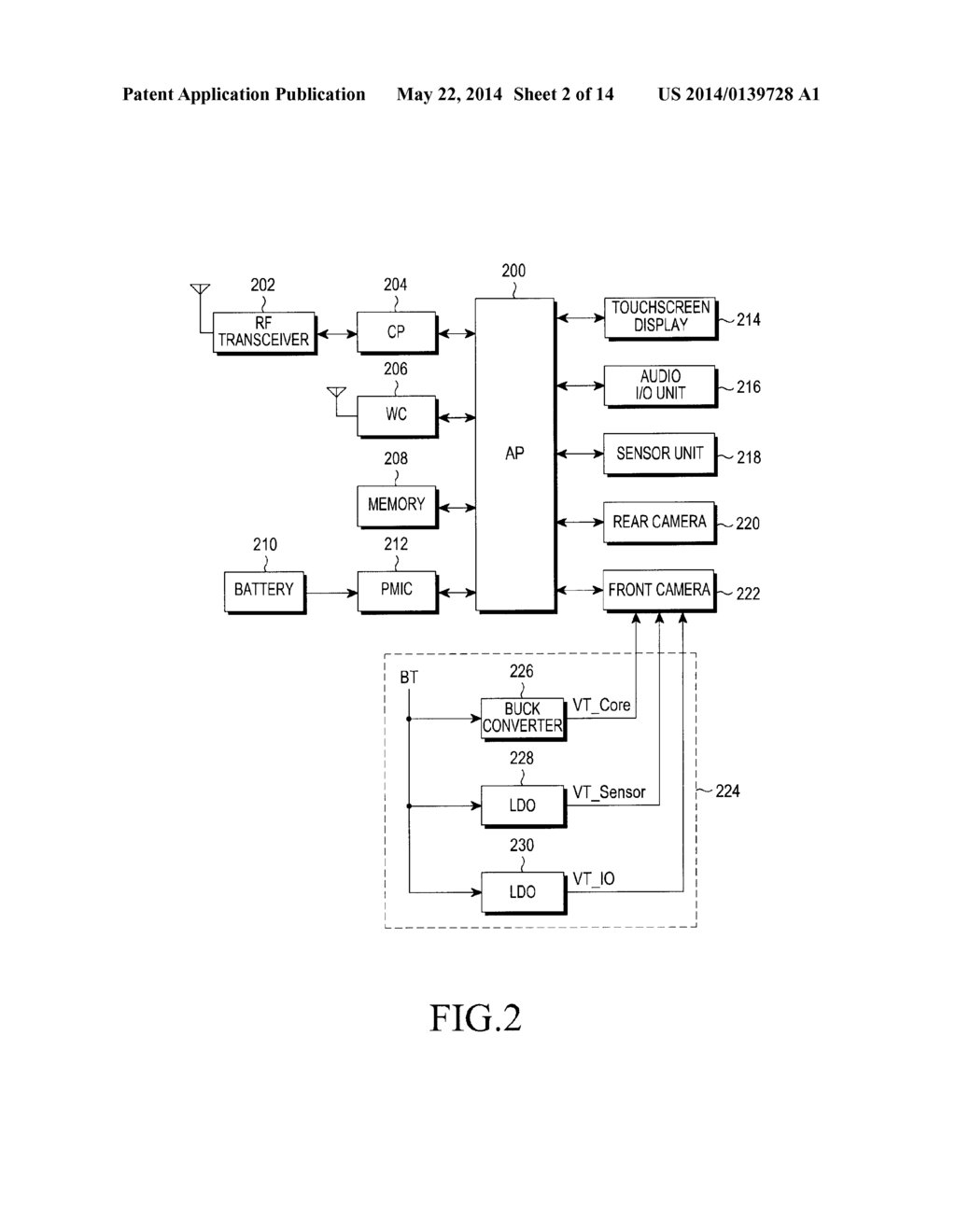 POWER SUPPLY DEVICE FOR CAMERA DEVICE IN A MOBILE TERMINAL - diagram, schematic, and image 03