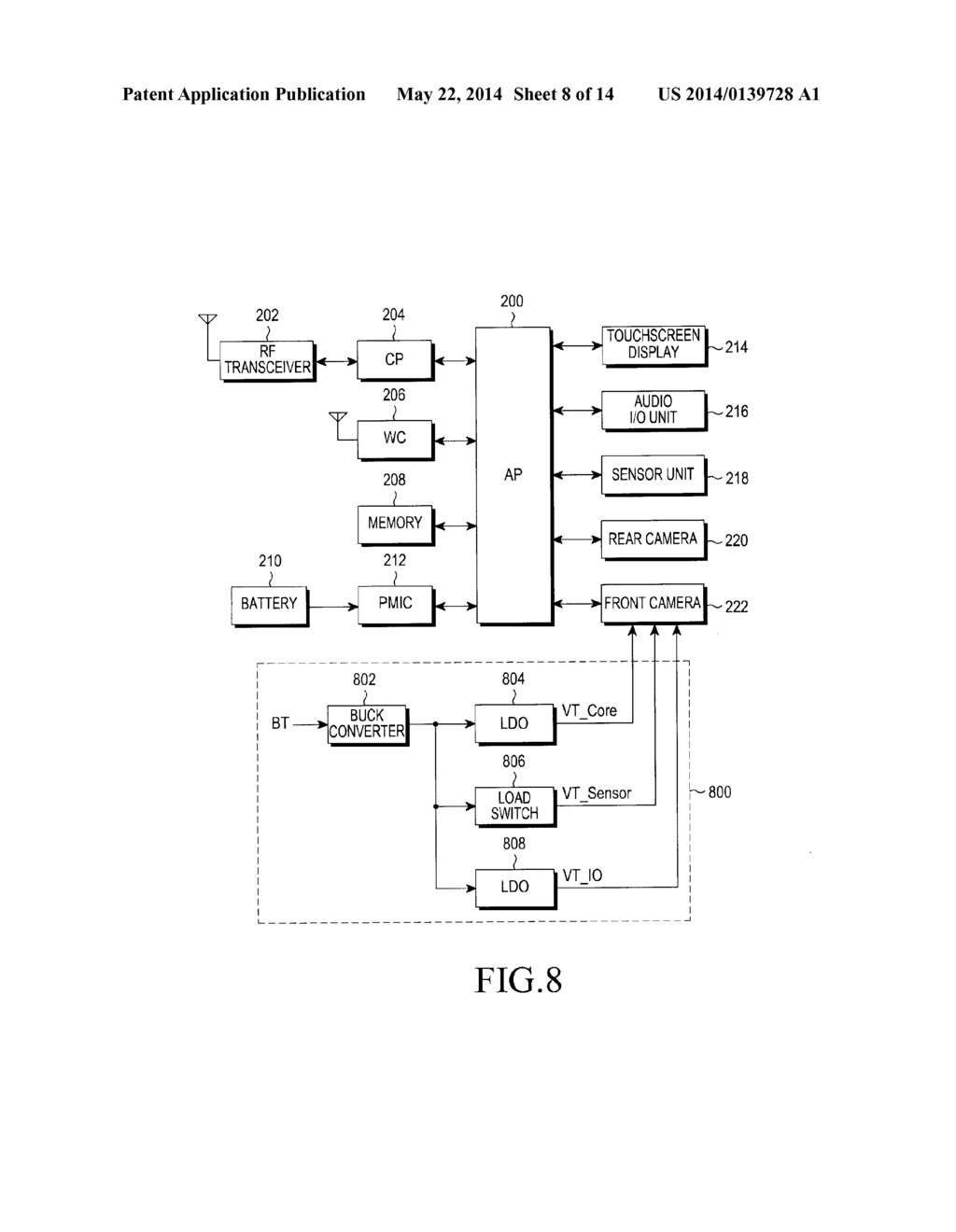 POWER SUPPLY DEVICE FOR CAMERA DEVICE IN A MOBILE TERMINAL - diagram, schematic, and image 09