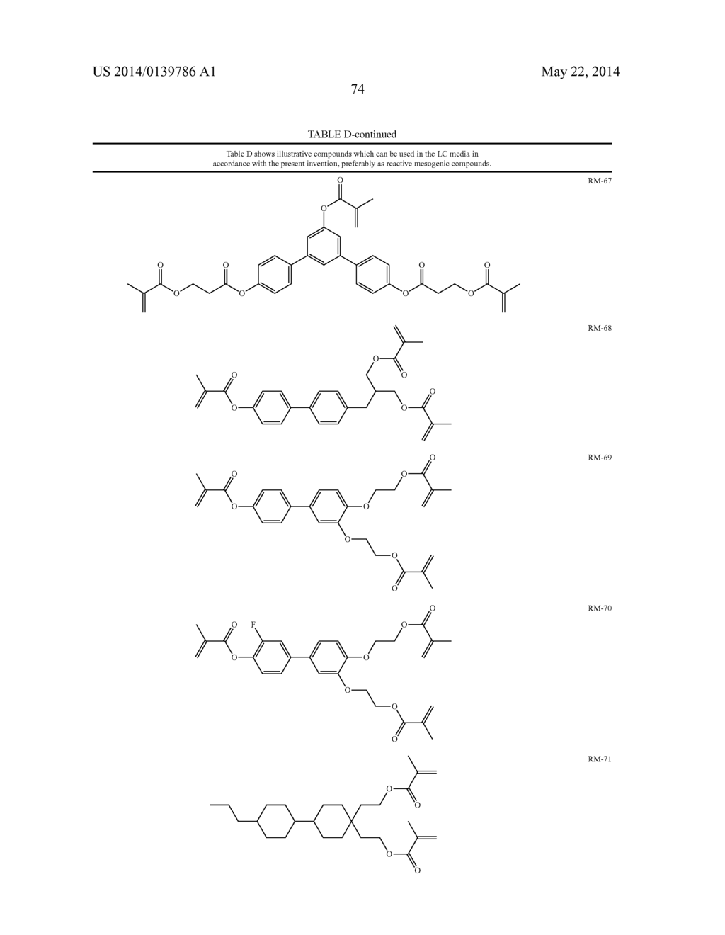 POLYMERISABLE COMPOUNDS AND THE USE THEREOF IN LIQUID-CRYSTAL DISPLAYS - diagram, schematic, and image 75