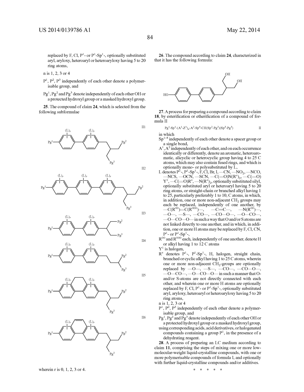 POLYMERISABLE COMPOUNDS AND THE USE THEREOF IN LIQUID-CRYSTAL DISPLAYS - diagram, schematic, and image 85