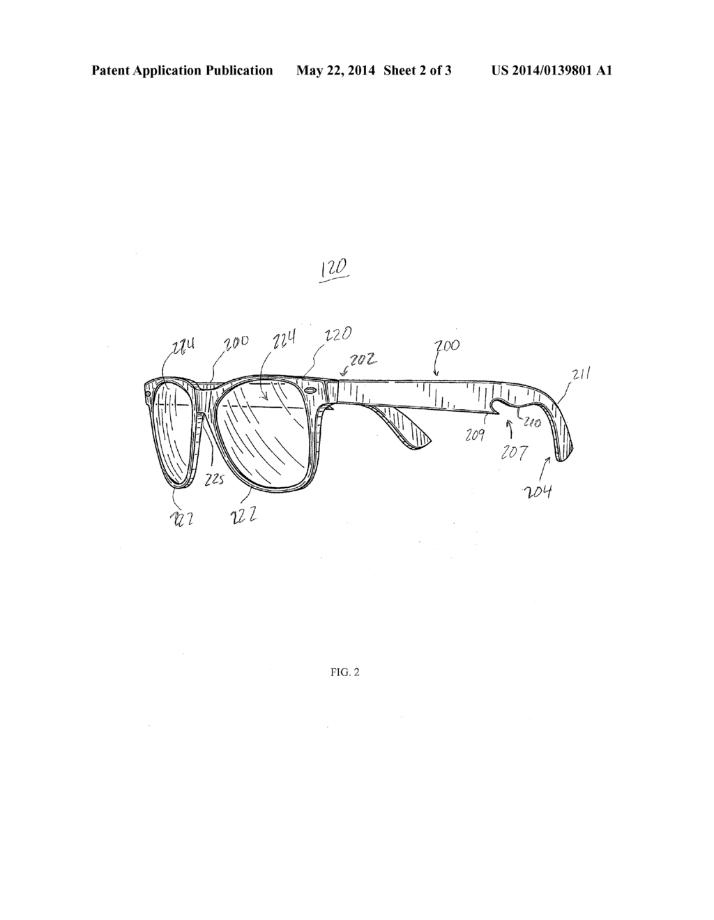 EYEWEAR WITH INTEGRATED BOTTLE CAP OPENER - diagram, schematic, and image 03