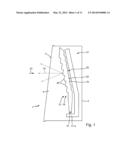 MOTOR VEHICLE LIGHT WITH A LIGHT CONDUCTOR AND A SHIELD THAT IS VISIBLE     THROUGH THE LIGHT CONDUCTOR diagram and image