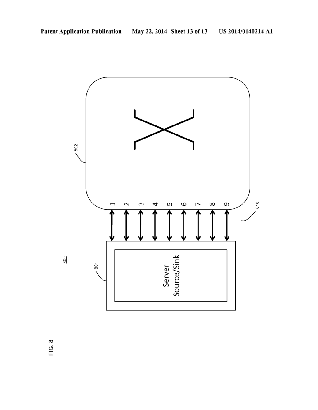 METHOD AND APPARATUS FOR ROUTING IN A SINGLE TIER SWITCHED NETWORK - diagram, schematic, and image 14