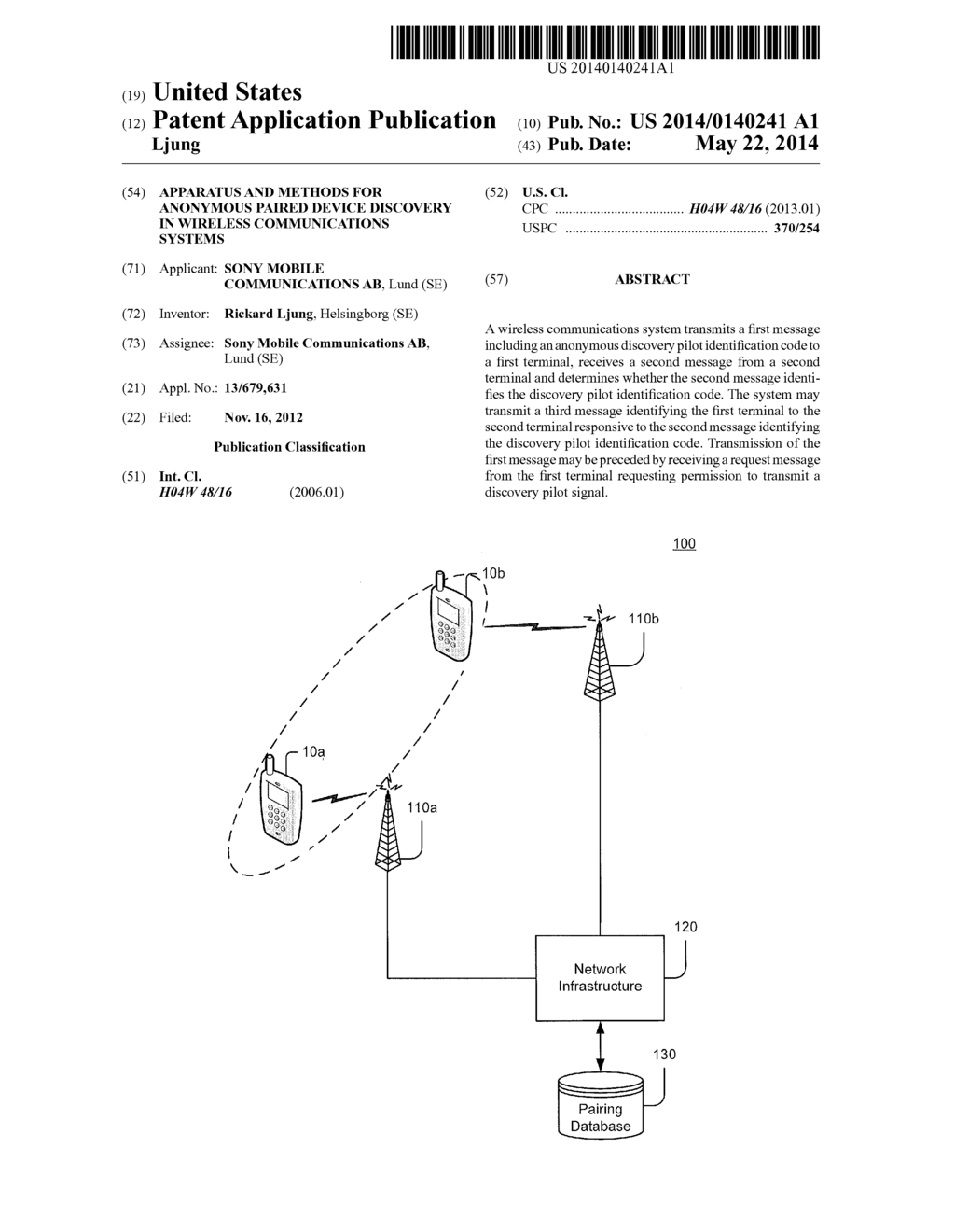 APPARATUS AND METHODS FOR ANONYMOUS PAIRED DEVICE DISCOVERY IN WIRELESS     COMMUNICATIONS SYSTEMS - diagram, schematic, and image 01