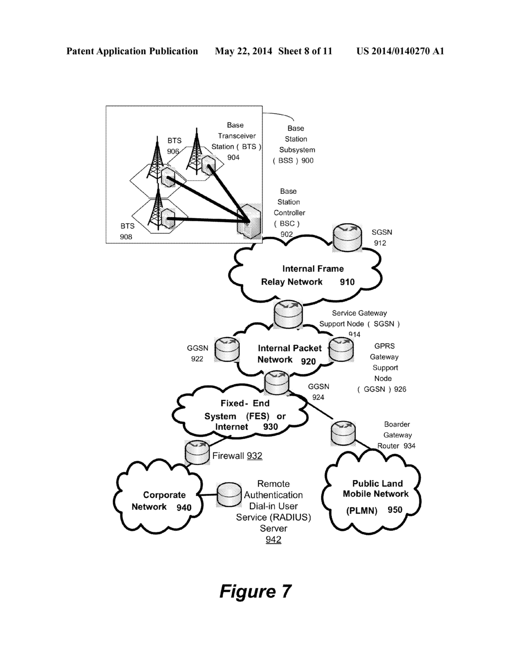 Long Term Evolution RAN Component Selection Based on Message Type - diagram, schematic, and image 09