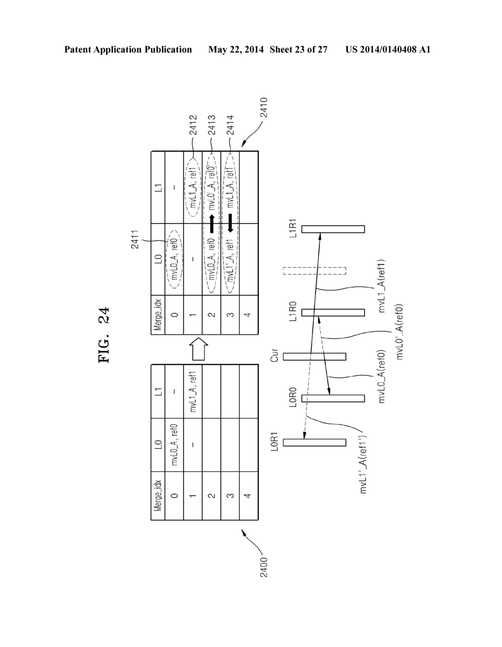 METHOD AND APPARATUS FOR ENCODING MOTION INFORMATION AND METHOD AND     APPARATUS FOR DECODING SAME - diagram, schematic, and image 24