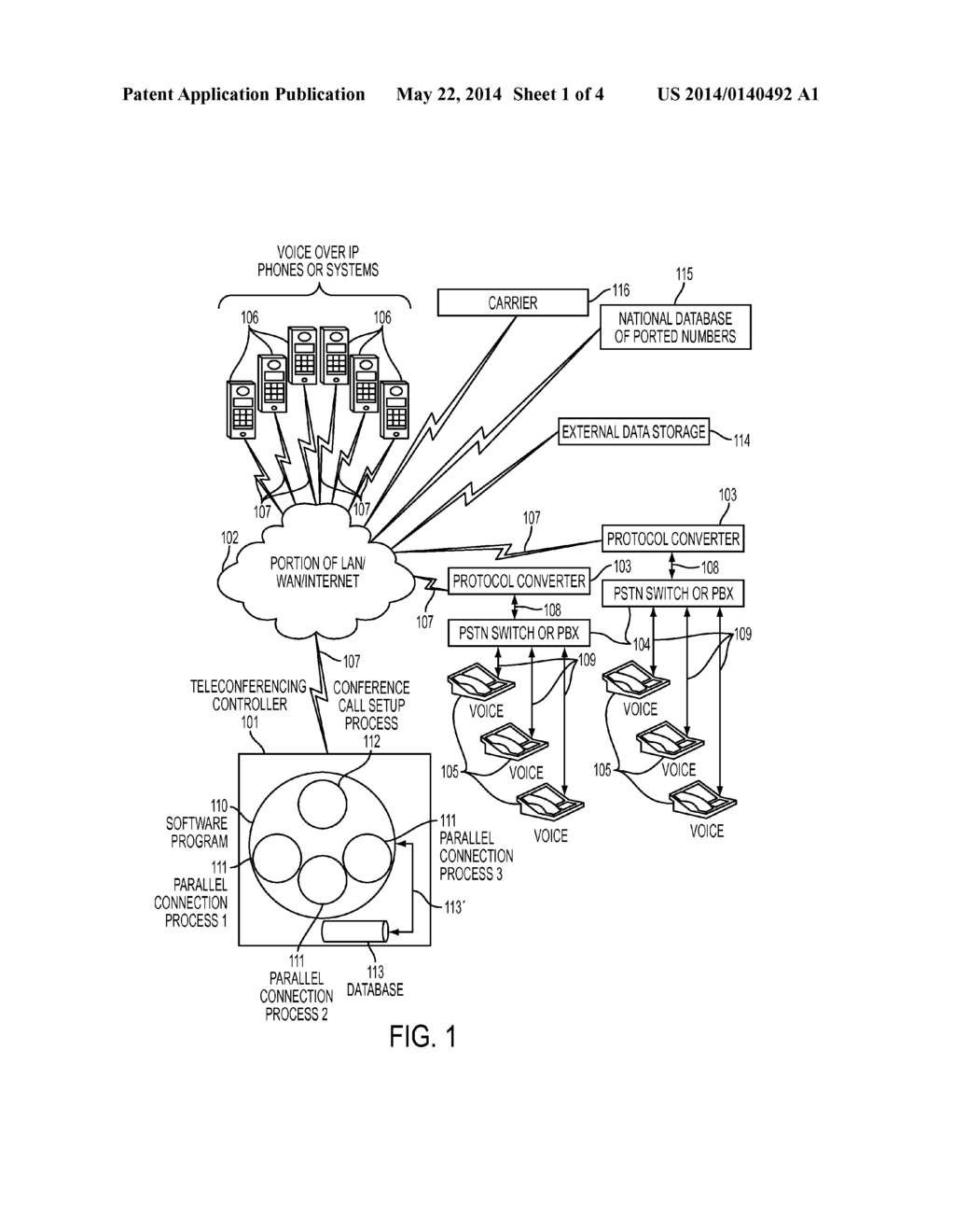 SYSTEM AND METHOD OF ADVANCED CALL ROUTING IN MASS TELEPHONY CONFERENCE     CALLS - diagram, schematic, and image 02