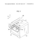 DEVELOPER MATERIAL HOLDING APPARATUS, SUPPORTING APPARATUS THAT SUPPORTS     THE DEVELOPER MATERIAL HOLDING APPARATUS, AND IMAGE FORMING APPARATUS diagram and image