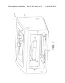 PRINTER WITH TONER CONTAINER diagram and image