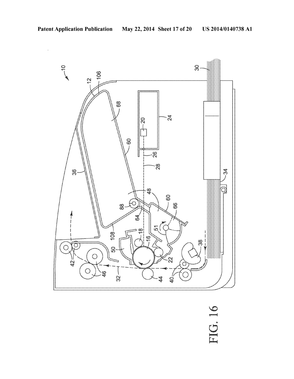 PRINTER WITH TONER CONTAINER - diagram, schematic, and image 18