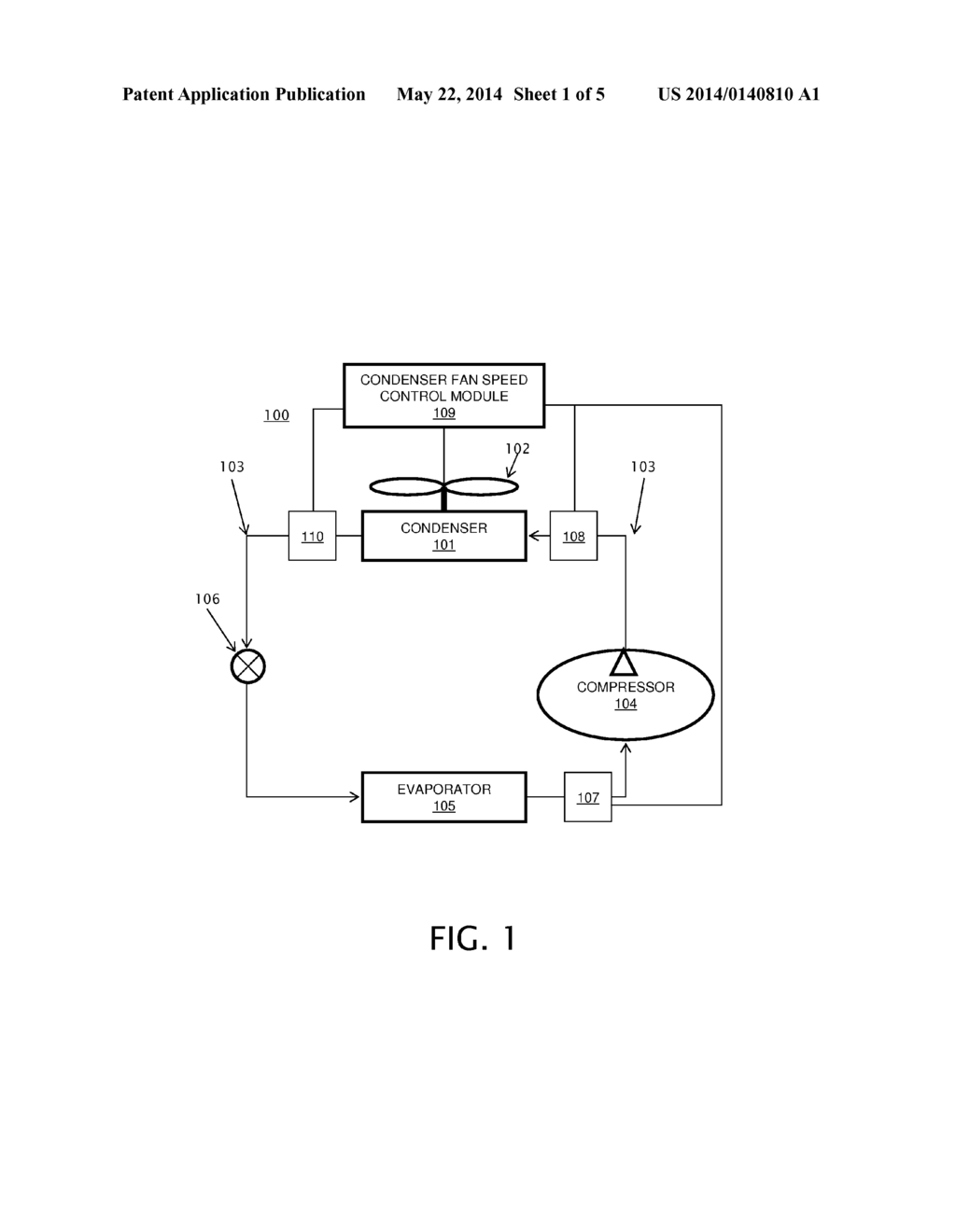 CONDENSER FAN SPEED CONTROL FOR AIR CONDITIONING SYSTEM EFFICIENCY     OPTIMIZATION - diagram, schematic, and image 02