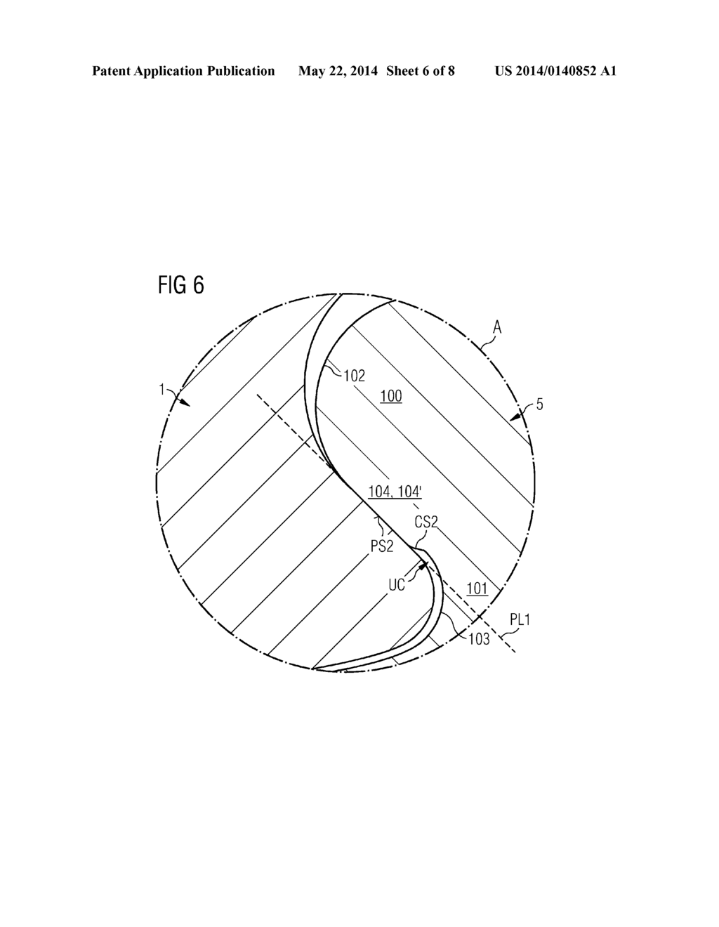 BLADE ROOT, CORRESPONDING BLADE, ROTOR DISC, AND TURBOMACHINE ASSEMBLY - diagram, schematic, and image 07