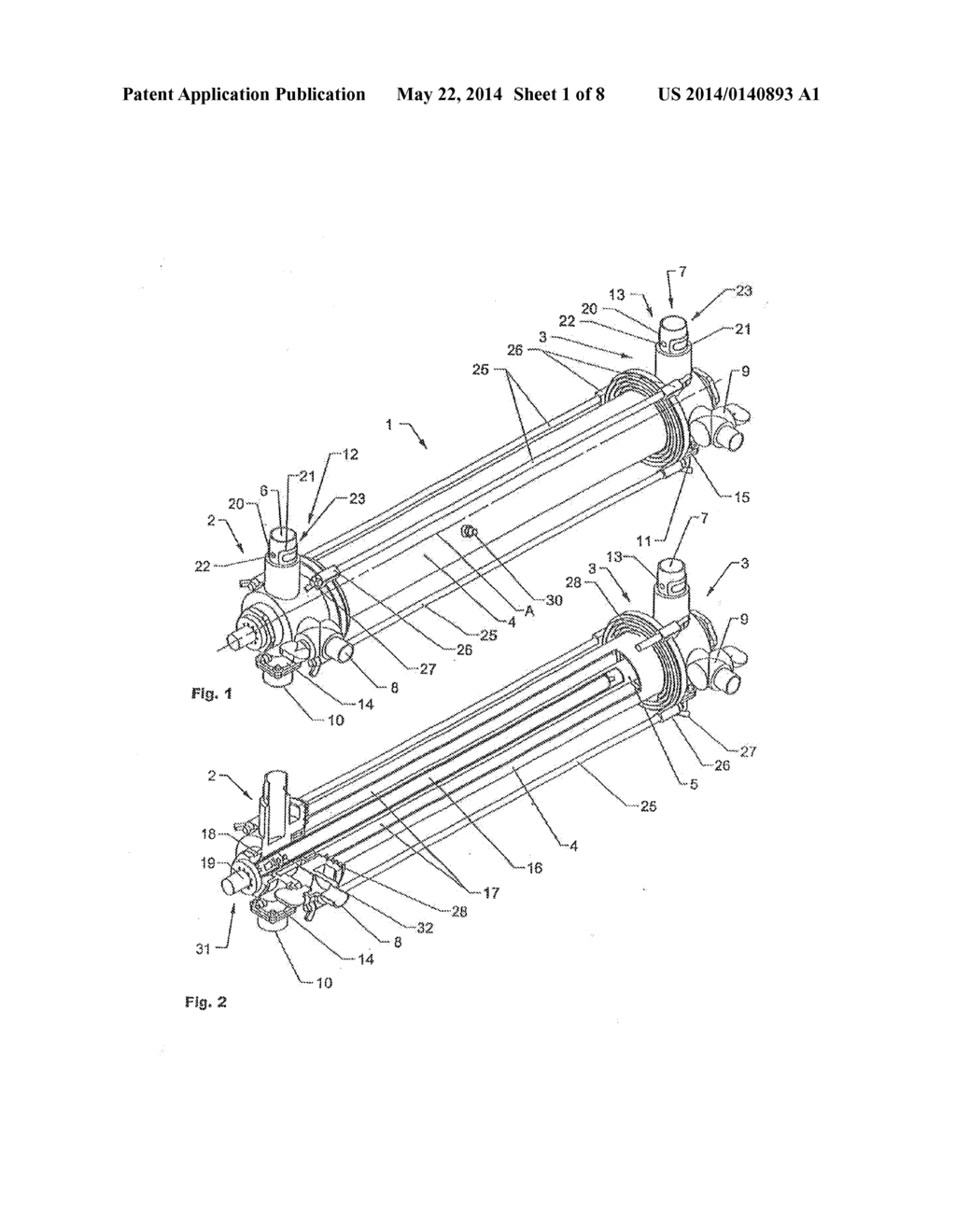 STERILIZING DEVICE FOR STERILIZING FLUIDS - diagram, schematic, and image 02