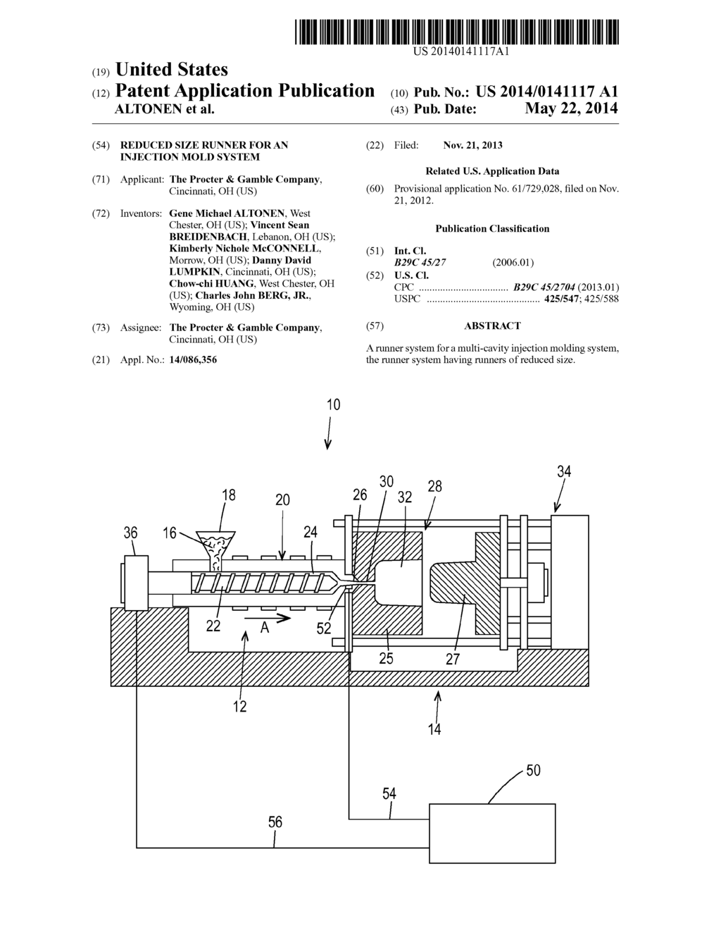 Reduced Size Runner for an Injection Mold System - diagram, schematic, and image 01