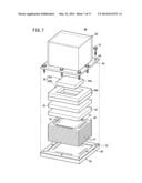 SOFC STACK WITH TEMPERATURE ADAPTED COMPRESSION FORCE MEANS diagram and image