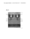 TRENCH GATE TYPE SEMICONDUCTOR DEVICE AND METHOD OF PRODUCING THE SAME diagram and image